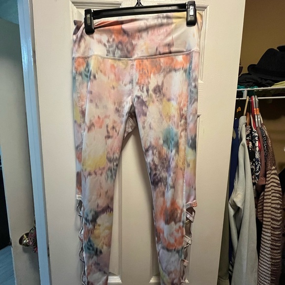 VOGO Athletica Multicolor Tie-Dye Kids Leggings - Picture 1 of 3